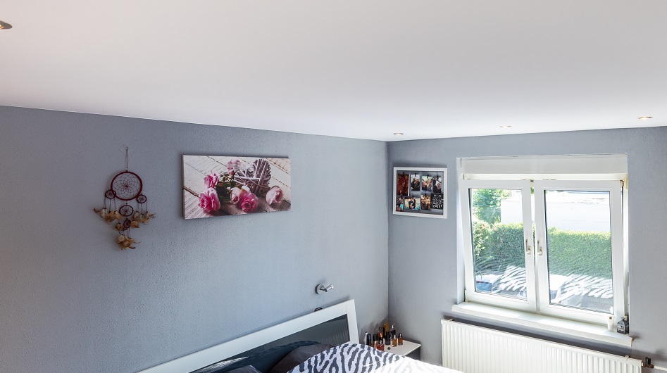 Een plafondrenovatie voor uw slaapkamer? Slaapkamer spanplafond